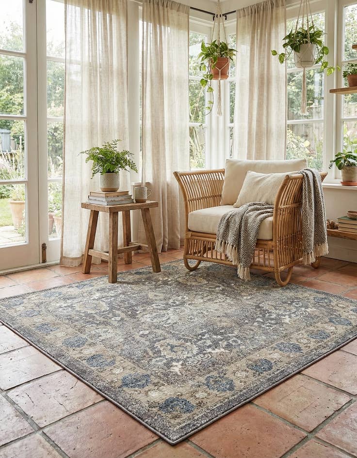 Detail image of 4' x 4' Vienna Square Rug