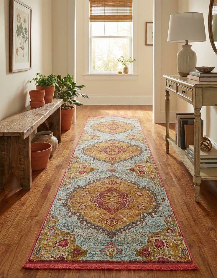 Detail image of 2' 7 x 10' Santiago Runner Rug