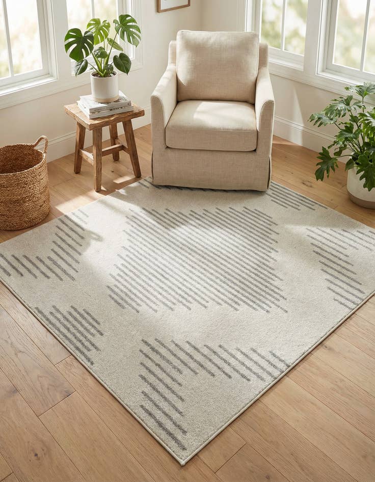 Detail image of 5' 3 x 5' 3 Kai Square Rug