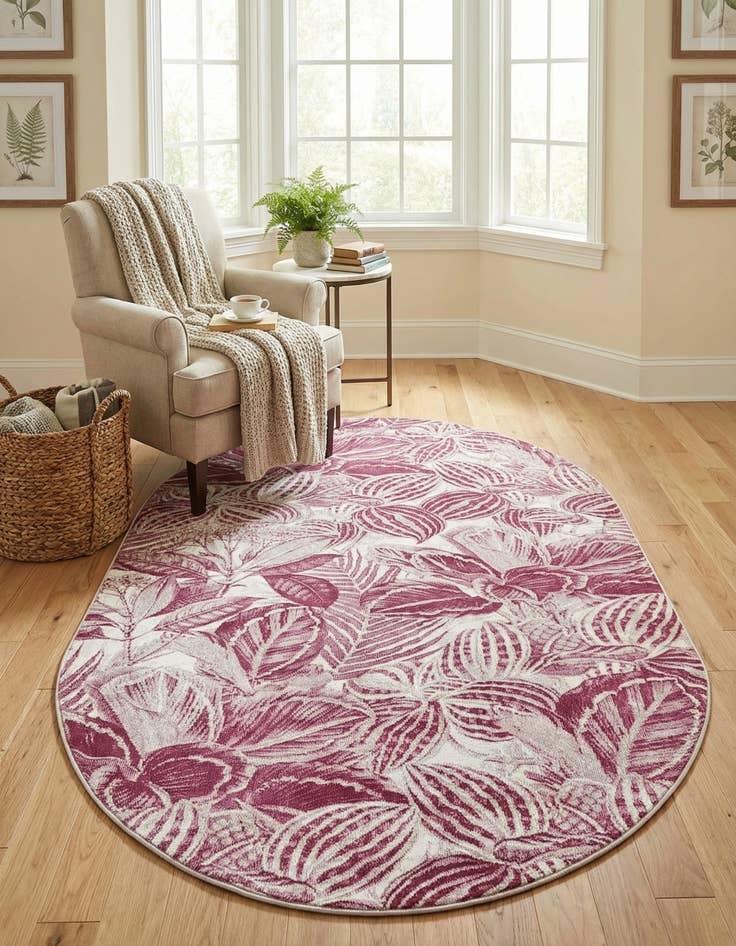 Detail image of 5' 3 x 7' 10 Blossom Oval Rug