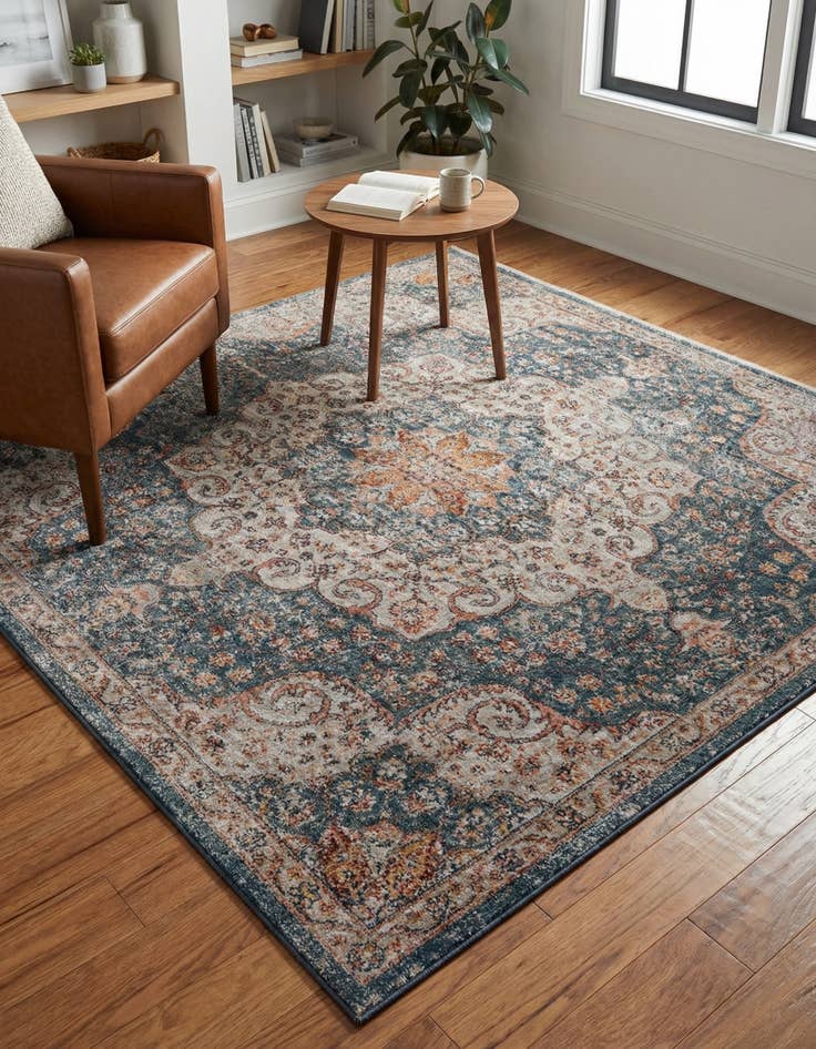 Detail image of 5' 3 x 5' 3 Newport Square Rug