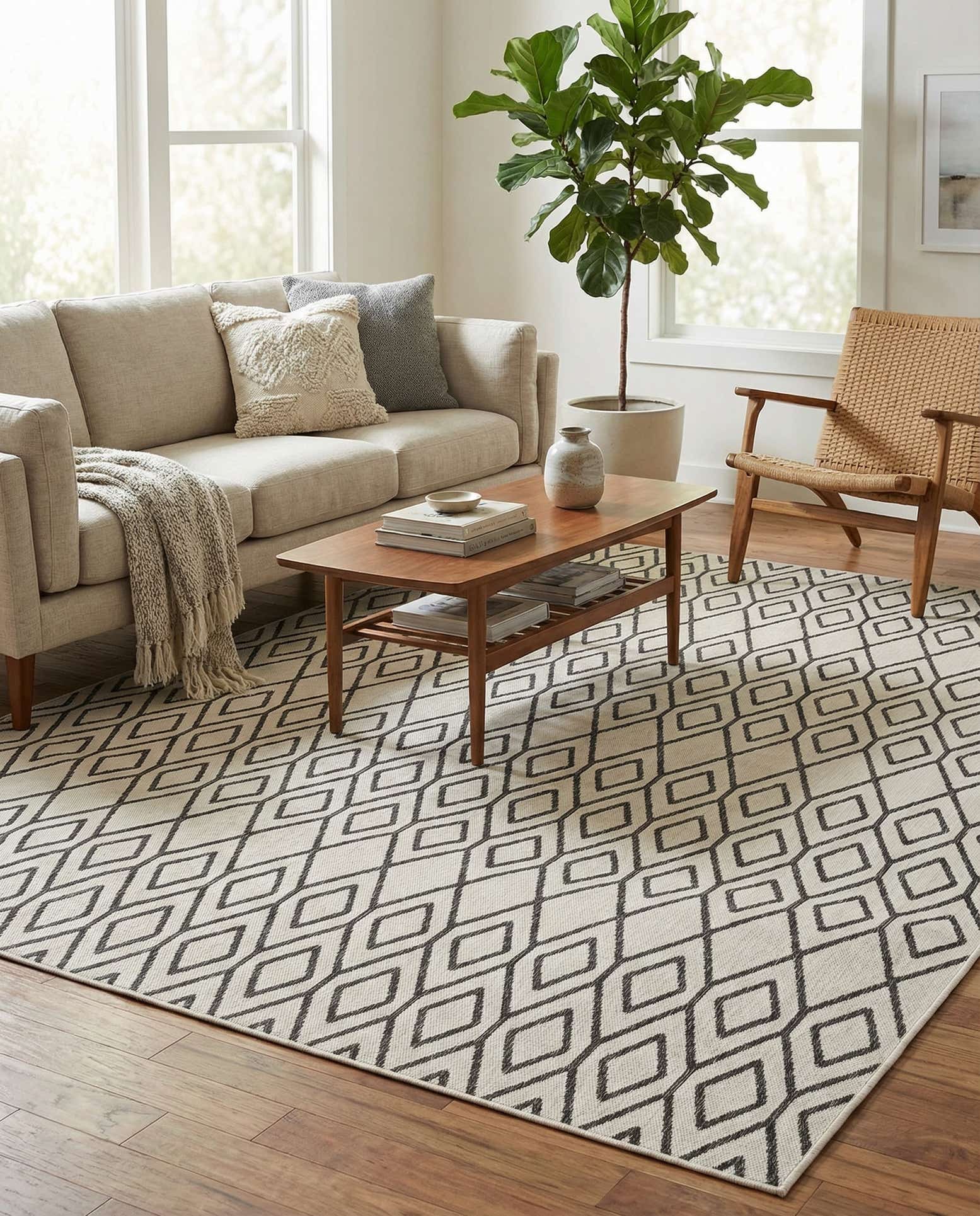 9' x 12' Easy-Clean Jill Zarin Turks and Caicos Indoor / Outdoor Rug