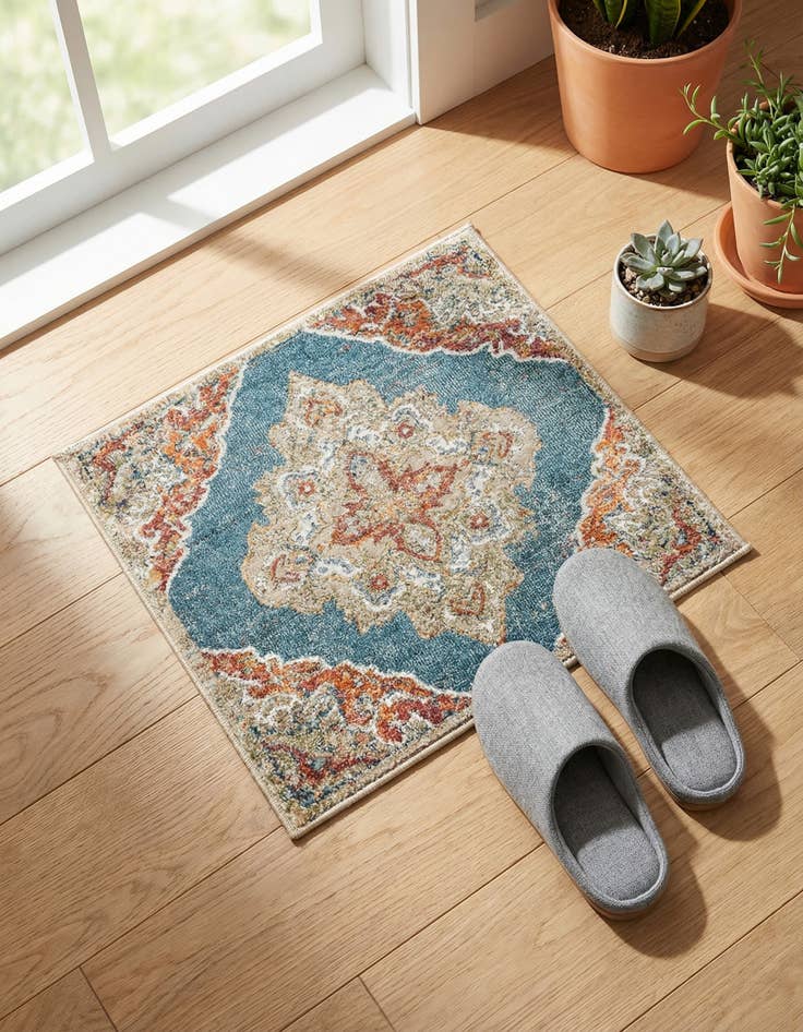 Detail image of 1' 4 x 1' 4 Isabella Sample Rug