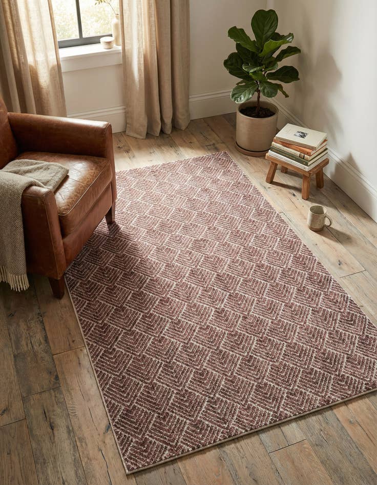 Detail image of 4' x 6' Eco Trellis Rug