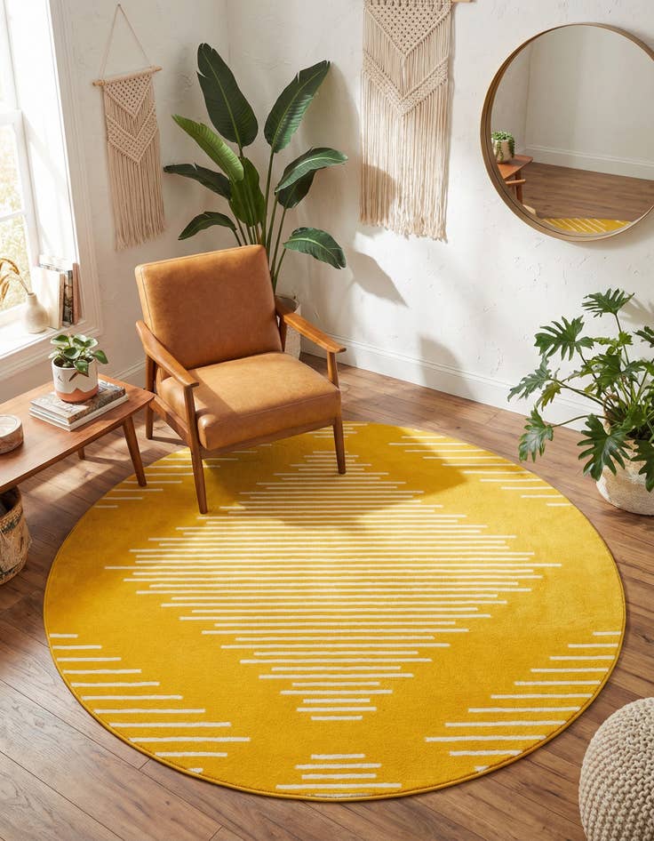 Detail image of 7' 10 x 7' 10 Kai Round Rug