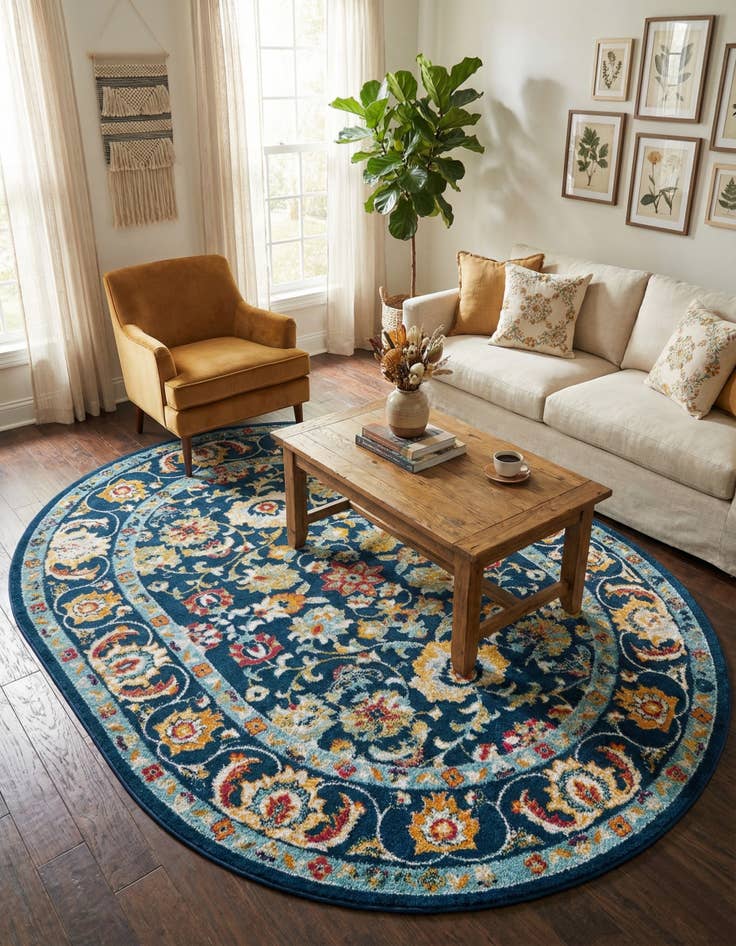 Detail image of 7' 10 x 10' Aurelia Oval Rug