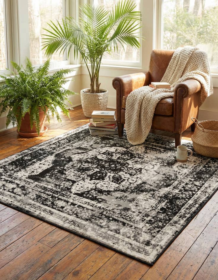 Detail image of 5' 3 x 5' 3 Monte Carlo Square Rug