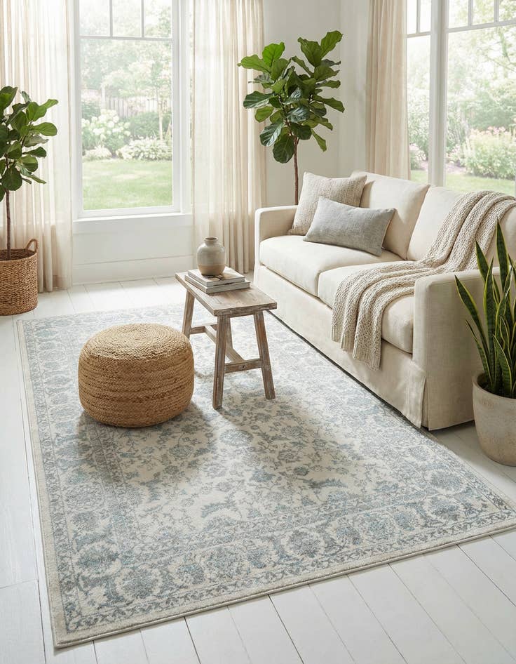 Detail image of 5' 3 x 8' Uptown Central Park Rug