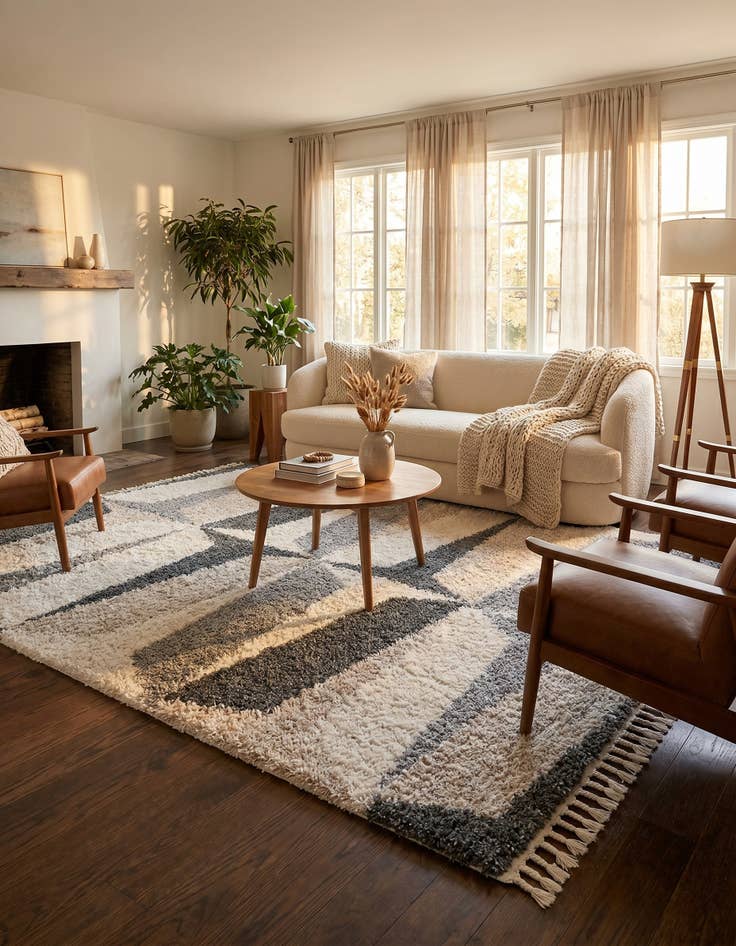 Detail image of 8' x 10' Lagom Shag Rug