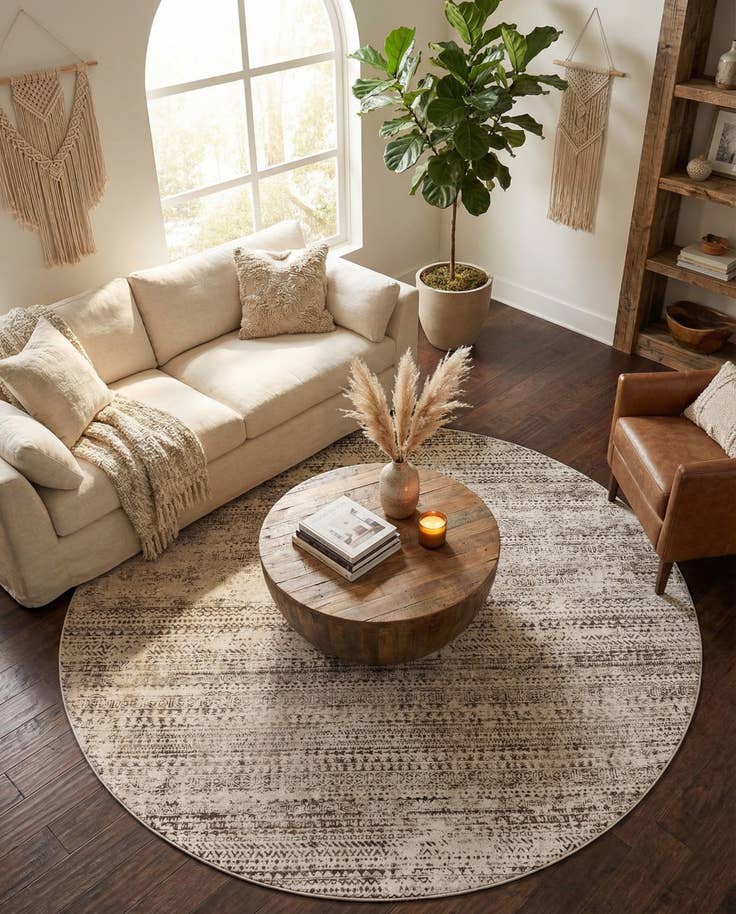 Detail image of 10' 8 x 10' 8 Hermitage Round Rug