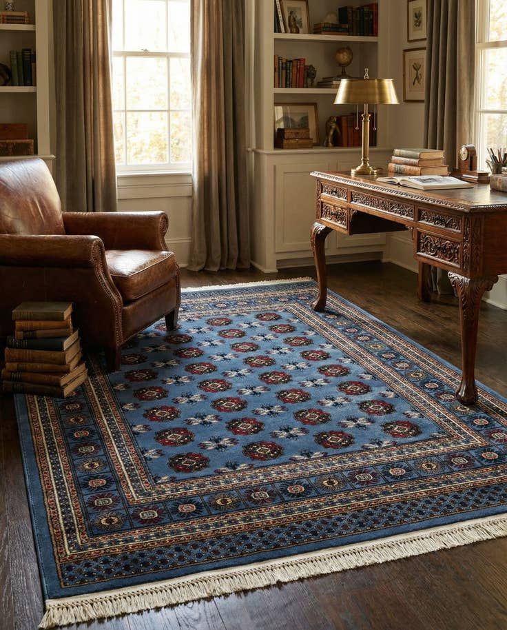 Detail image of 5' 3 x 7' Bokhara Rug