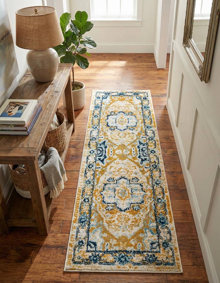 Detail image of 2' x 6' Madeline Vintage Runner Rug