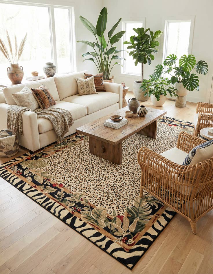 Detail image of 7' 10 x 11' Safari Rug