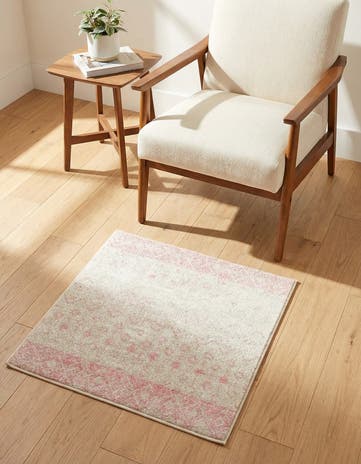 3' 3 x 3' 3 Moroccan Trellis Square Rug