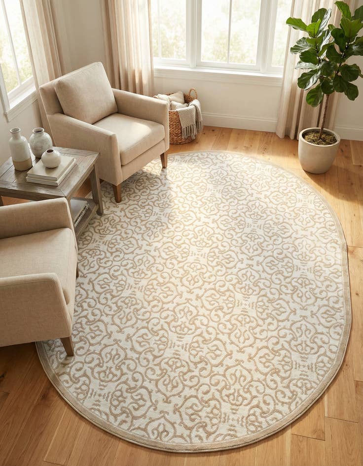 Detail image of 7' 10 x 10' Himalaya Oval Rug