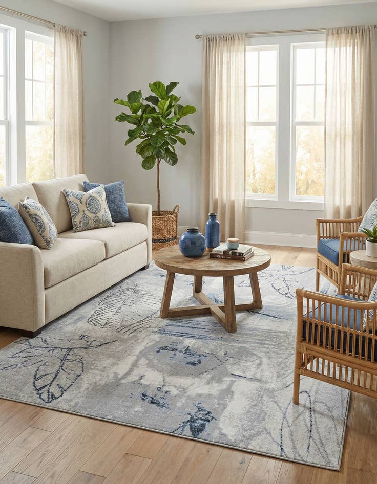 Detail image of 7' 10 x 10' Kamala Washable Rug