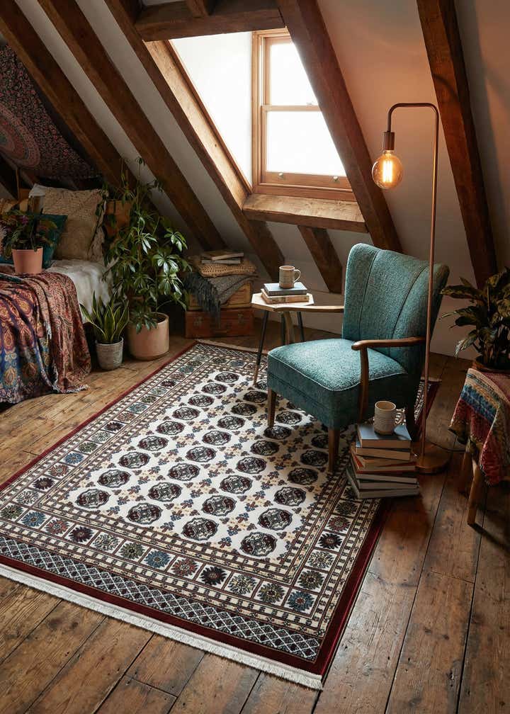 4' x 6' Nain Design Rug