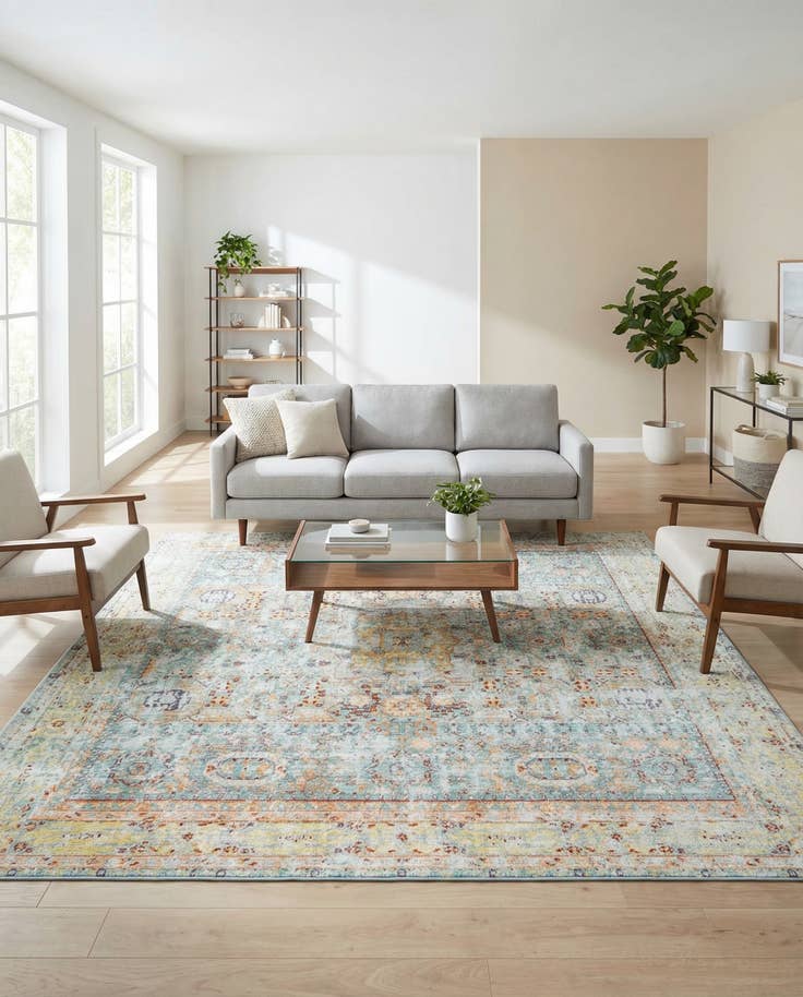 Detail image of 8' x 8' Alexis Square Rug
