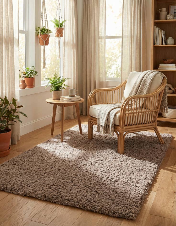 Detail image of 4' x 6' Infinity Shag Rug