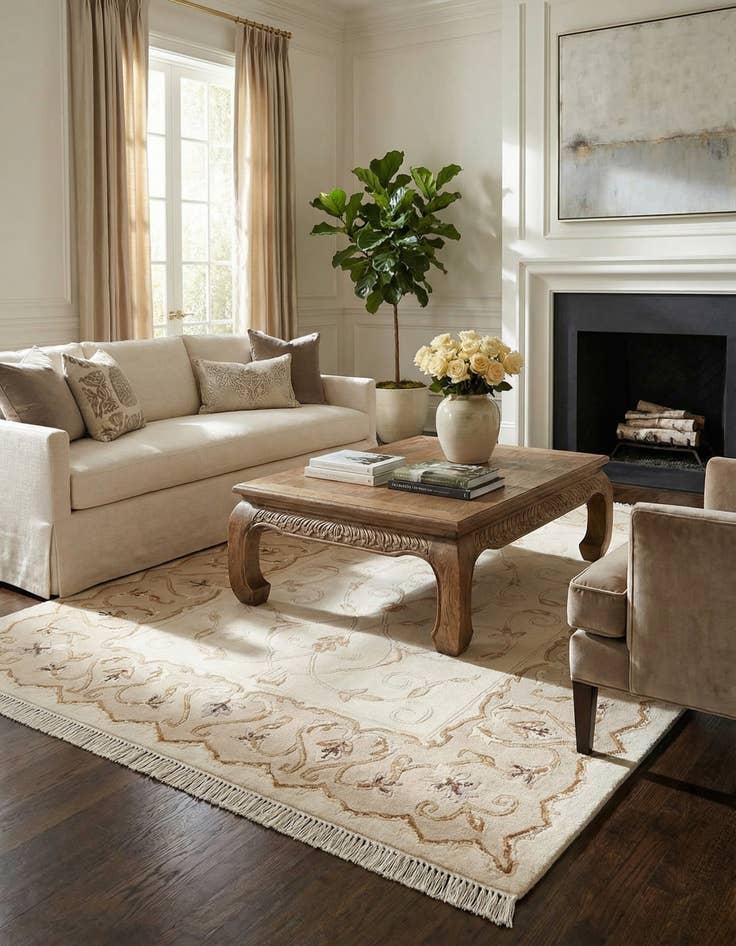 Detail image of 4' x 5' 10 Darya Rug