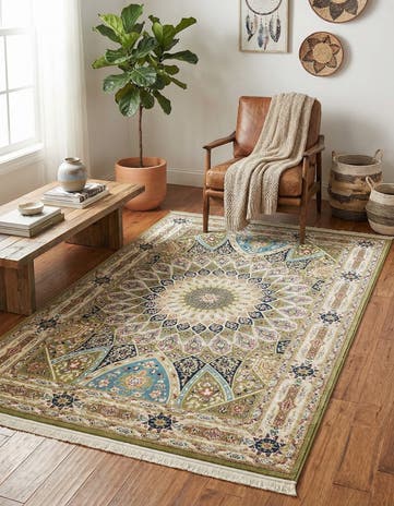 5' 3 x 8' Nain Design Rug