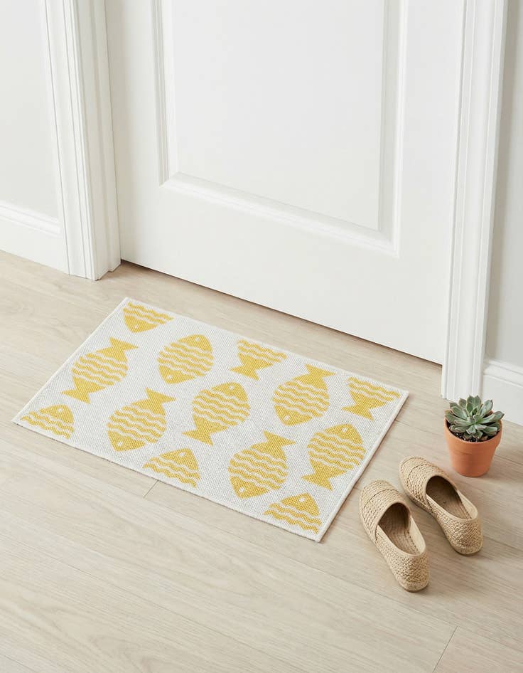 Detail image of  2' x 3' 1  Washable Coastal Indoor / Outdoor Rug