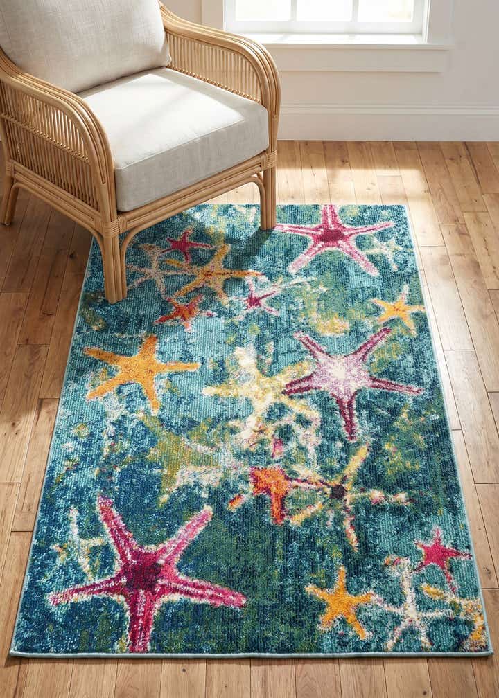 3' 3 x 5' 3 Washable Capri Rug