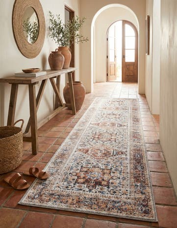 2' 7 x 13' 1 Washable Yara Runner Rug