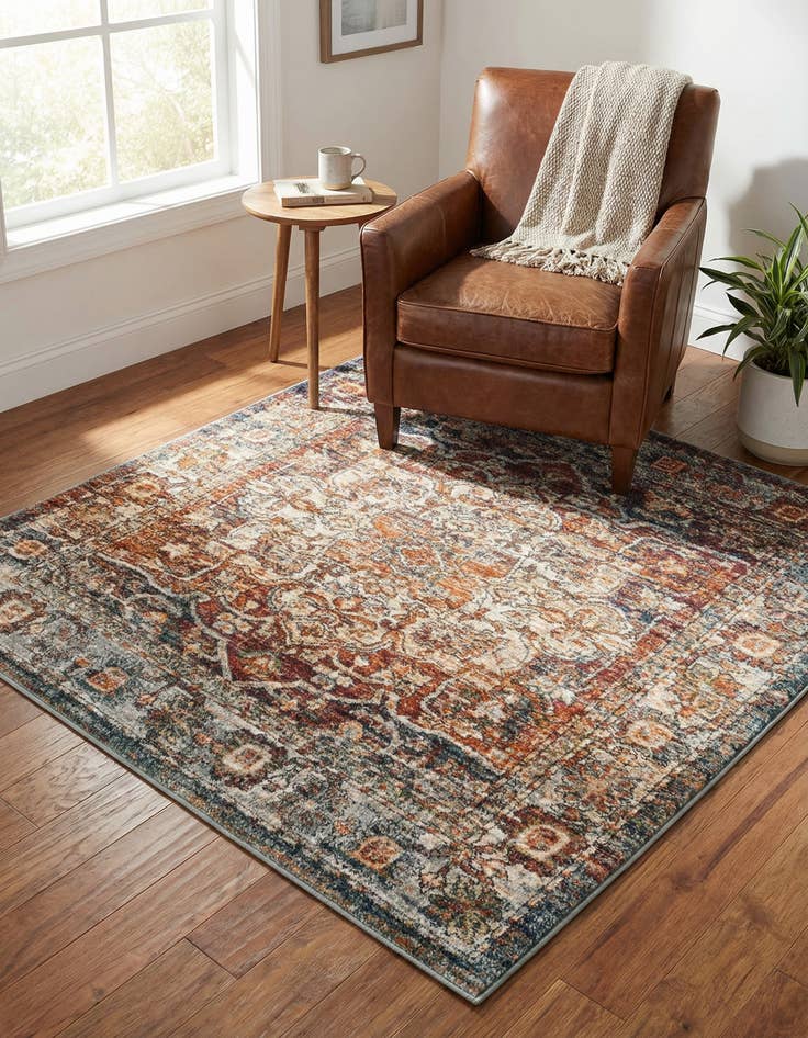 Detail image of 5' x 5' Isabella Square Rug