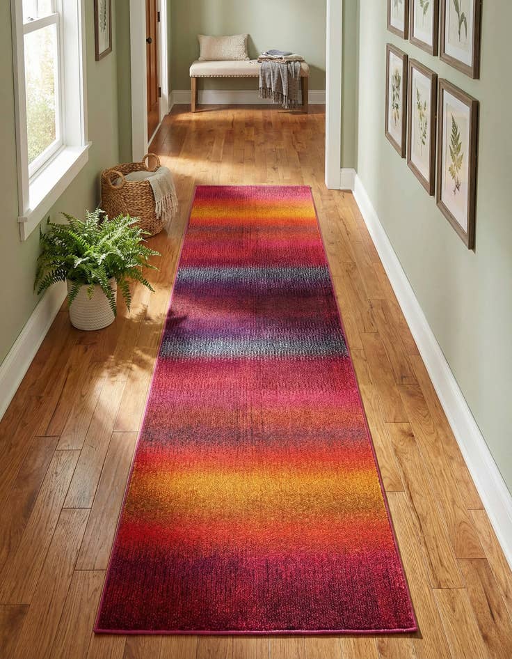 Detail image of 2' 7 x 10'  Washable Casablanca Runner Rug