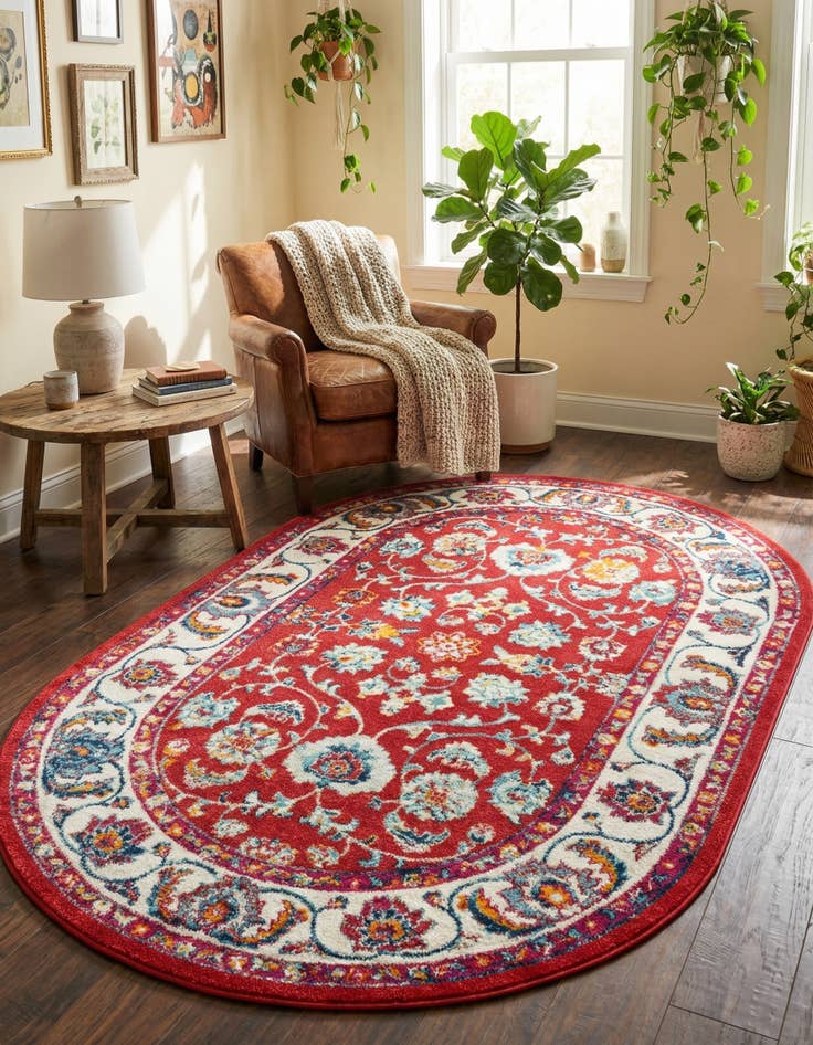 Detail image of 5' x 8' Aurelia Oval Rug