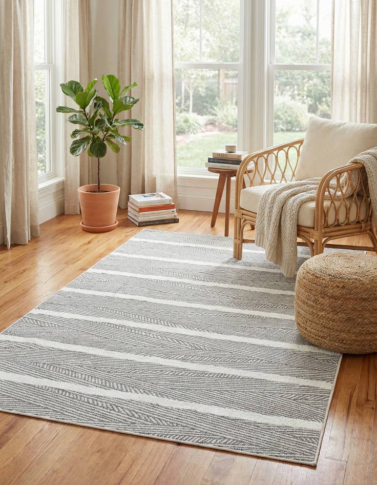 Detail image of  5' 3 x 8' Sabrina Soto Casa Madrid Rug