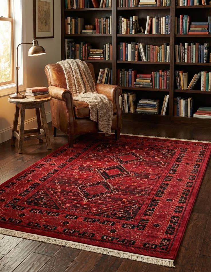 Detail image of 6' x 9' Bokhara Rug