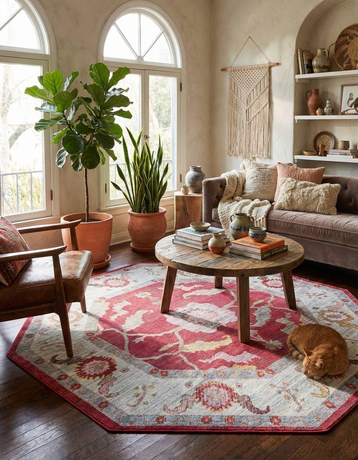 Detail image of 8' 2 x 8' 2 Paragon Octagon Rug