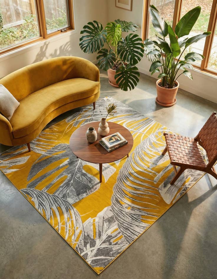 Detail image of 10' x 10' Blossom Square Rug