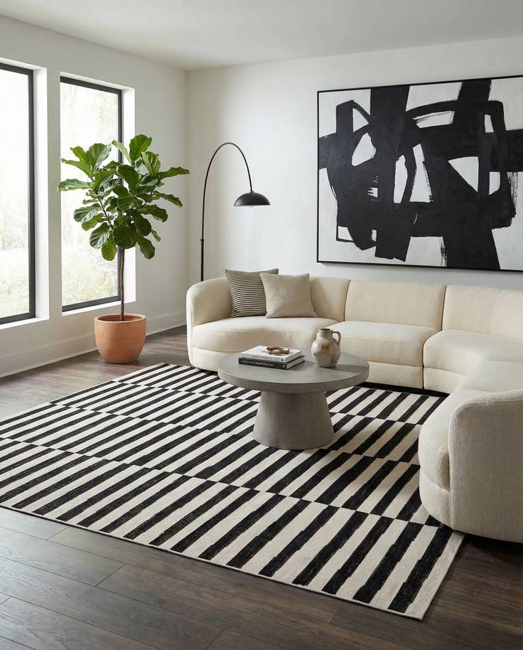 Detail image of 7' 10 x 7' 10 Tribeca Square Rug