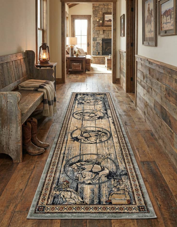 Detail image of 2' 7 x 12' Pioneer Runner Rug