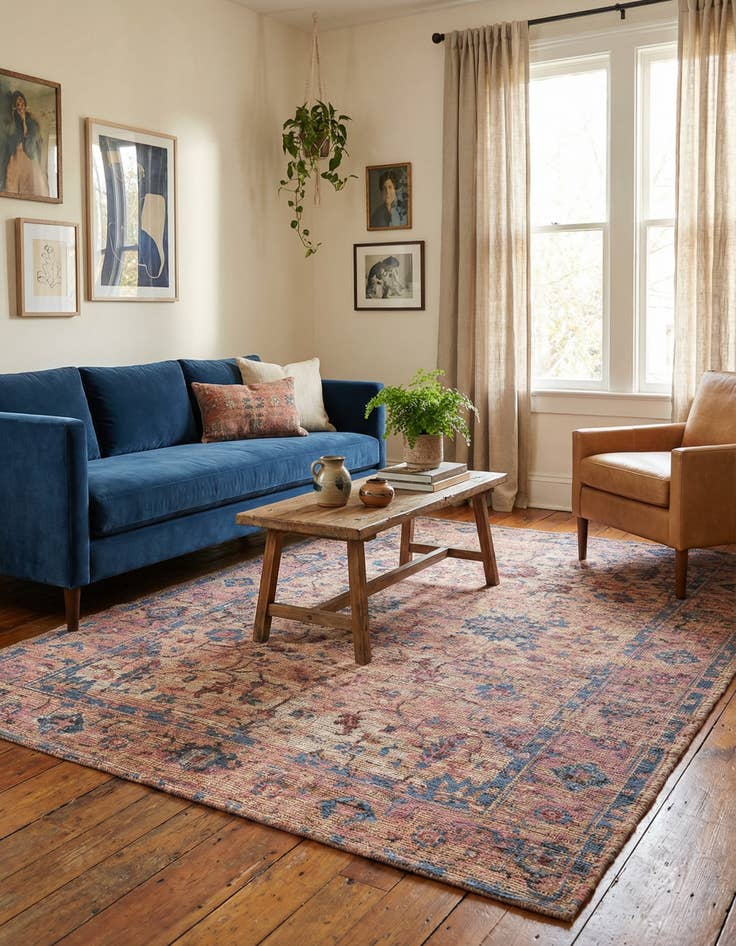 Detail image of 7' 10 x 10'  Hand Woven Chenille Jute Rug