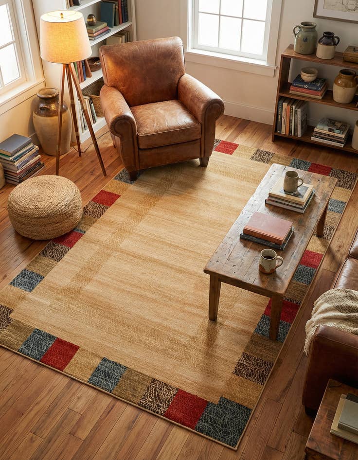 Detail image of 6' x 9' Kashkuli Gabbeh Rug