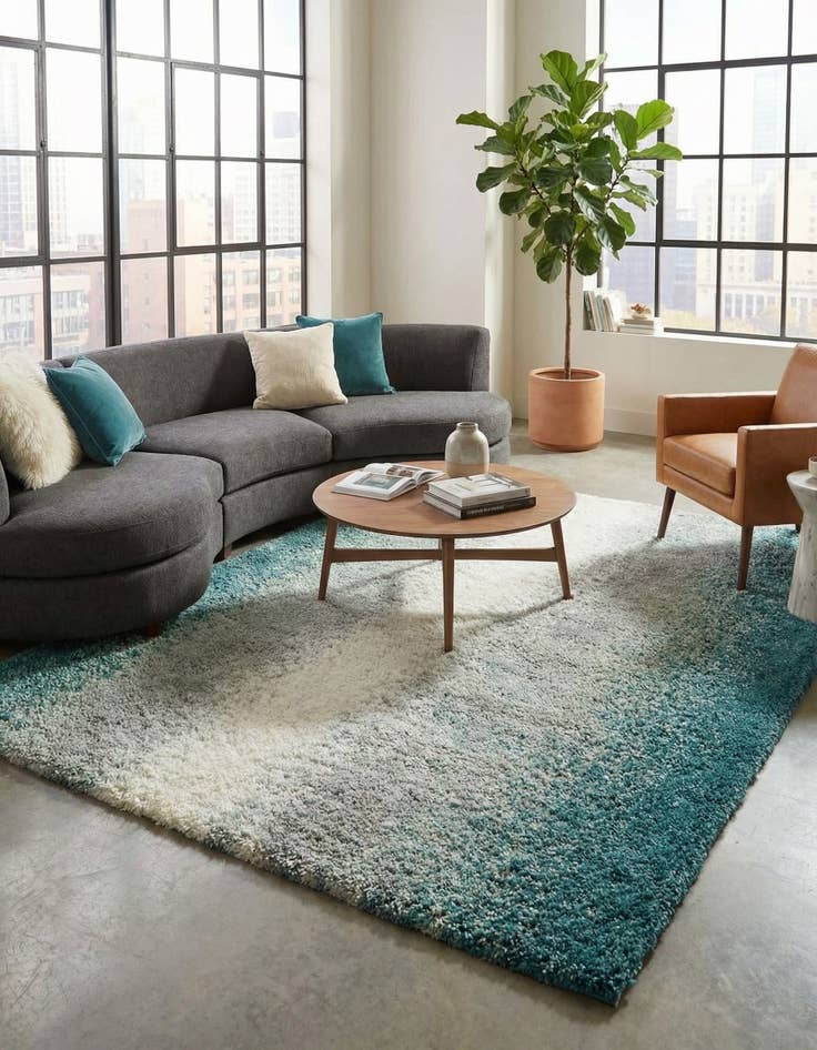 Detail image of 9' x 12' Soft Touch Shag Rug