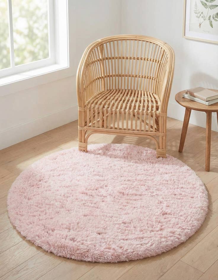 Detail image of 3' 3 x 3' 3 Infinity Shag Round Rug