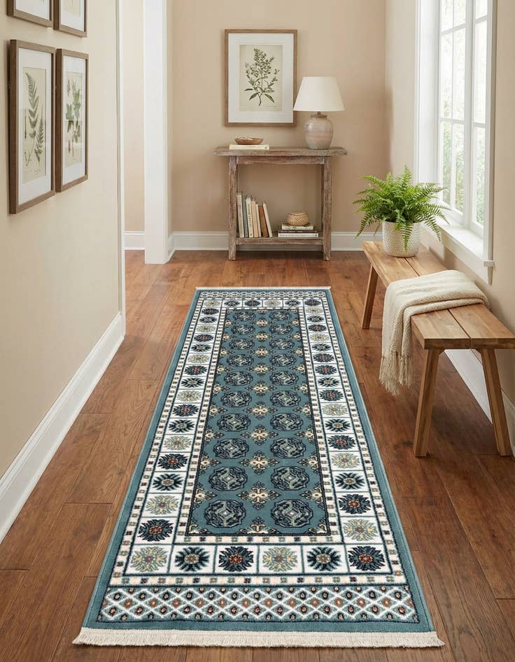 Detail image of 2' x 6' Nain Design Runner Rug