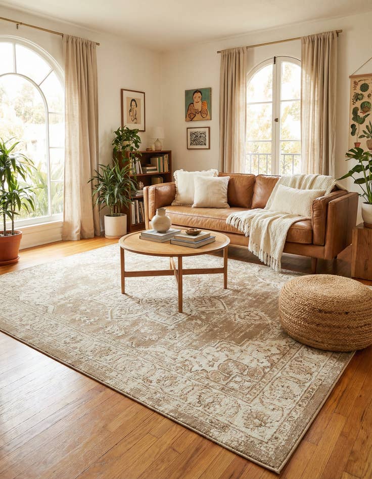 Detail image of 7' 10 x 10' Monte Carlo Rug With Pad Bundle