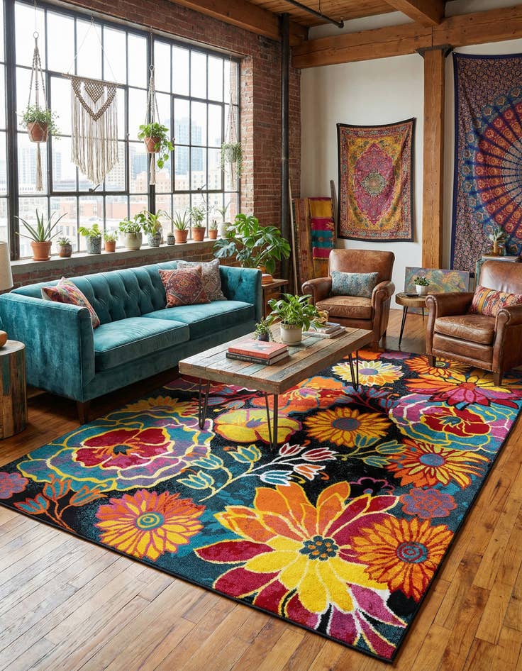 Detail image of 9' x 12' 2 Florence Rug