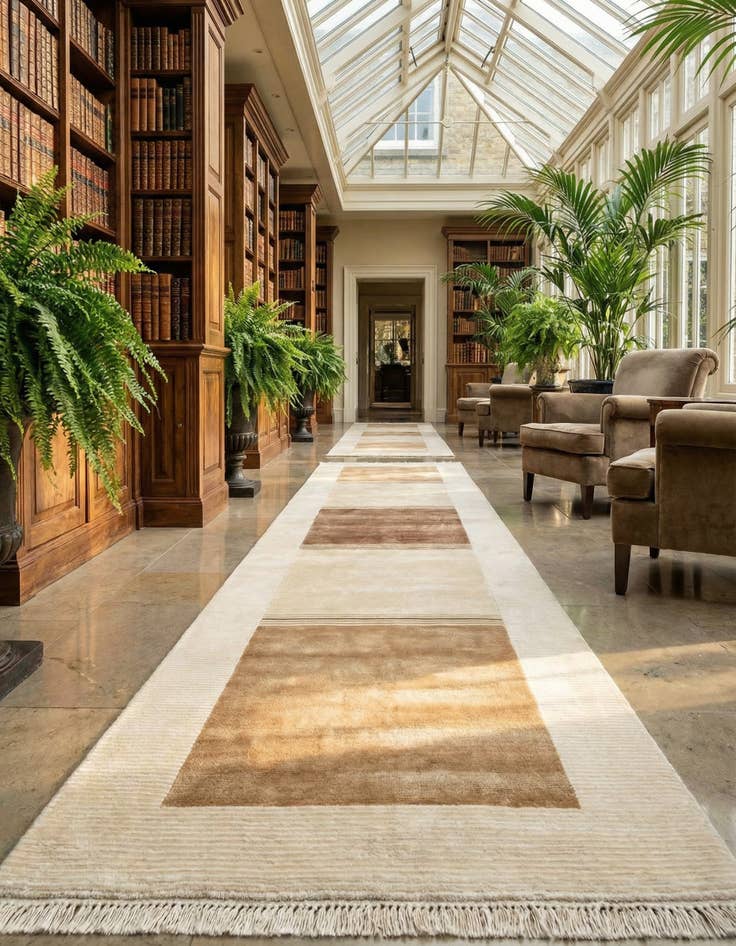 Detail image of 2' 7 x 13' Hand Knotted Darya Runner Rug