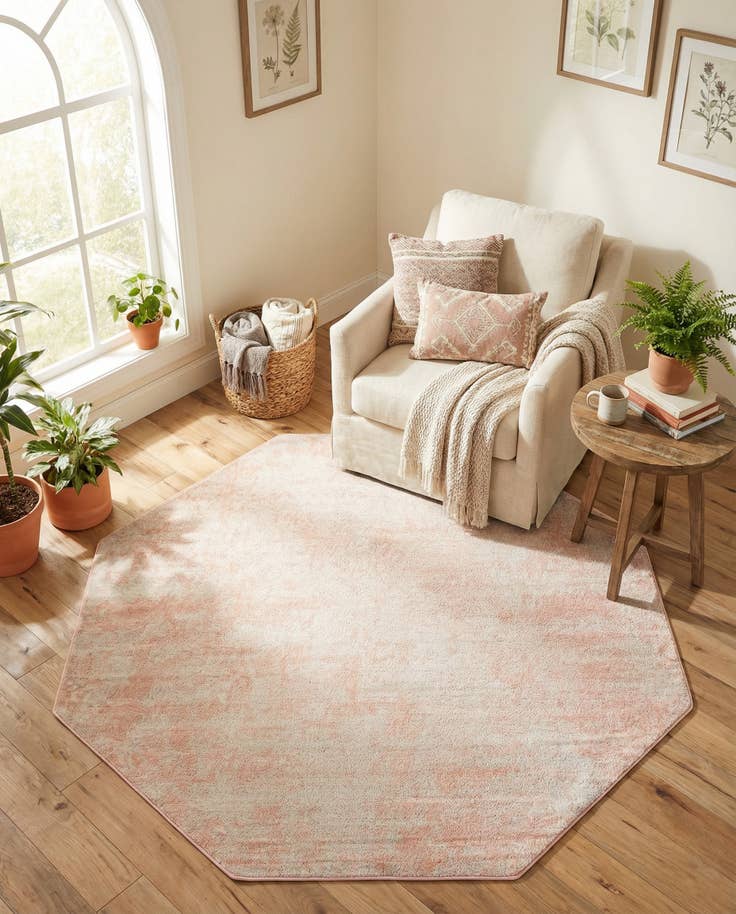 Detail image of 7' x 7' Aurora Octagon Rug