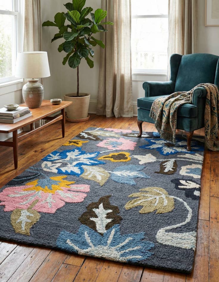 Detail image of 3' 1 x 5' Agra Rug