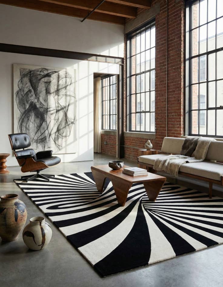 Detail image of 9' x 12' Vortex Wool Rug