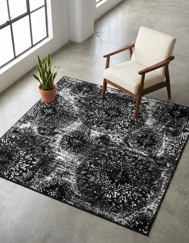 Detail image of 6' x 6' Monte Carlo Square Rug