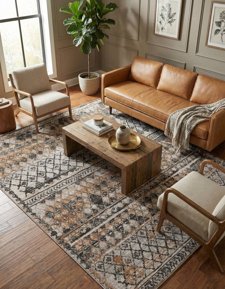 Detail image of 10' x 13' Leipzig Rug